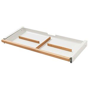 Tiroir rangement bureau MOBY Flexa blanc-clear lacquer