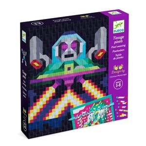 Tissage pixels Invaders Djeco