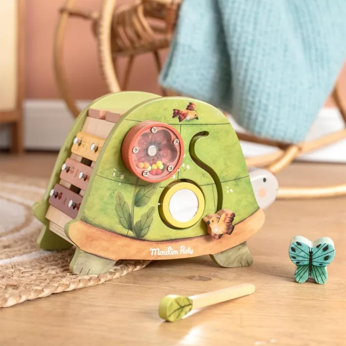 Tortue d'activités TROIS PETITS LAPINS Moulin Roty
