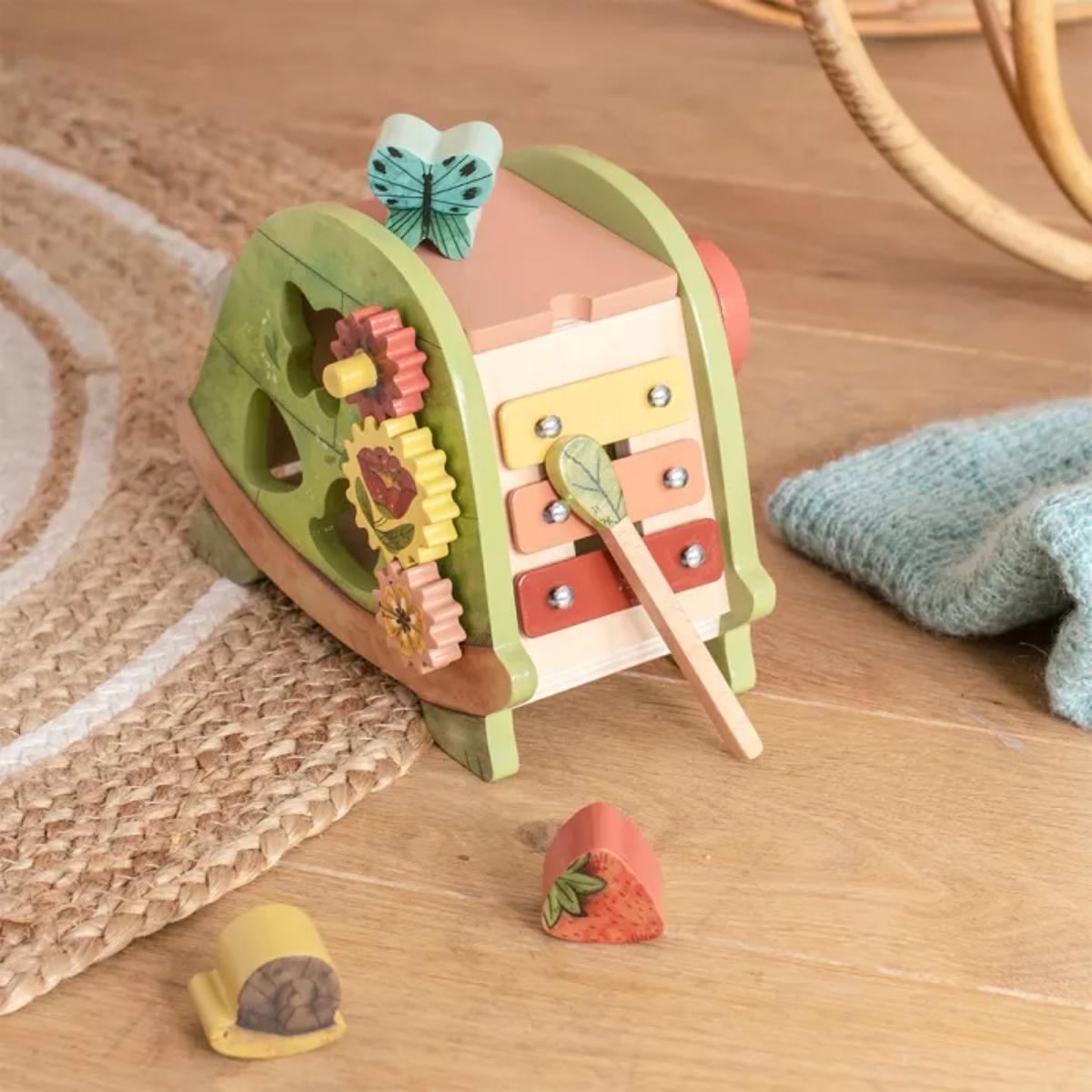 Tortue d'activités TROIS PETITS LAPINS Moulin Roty