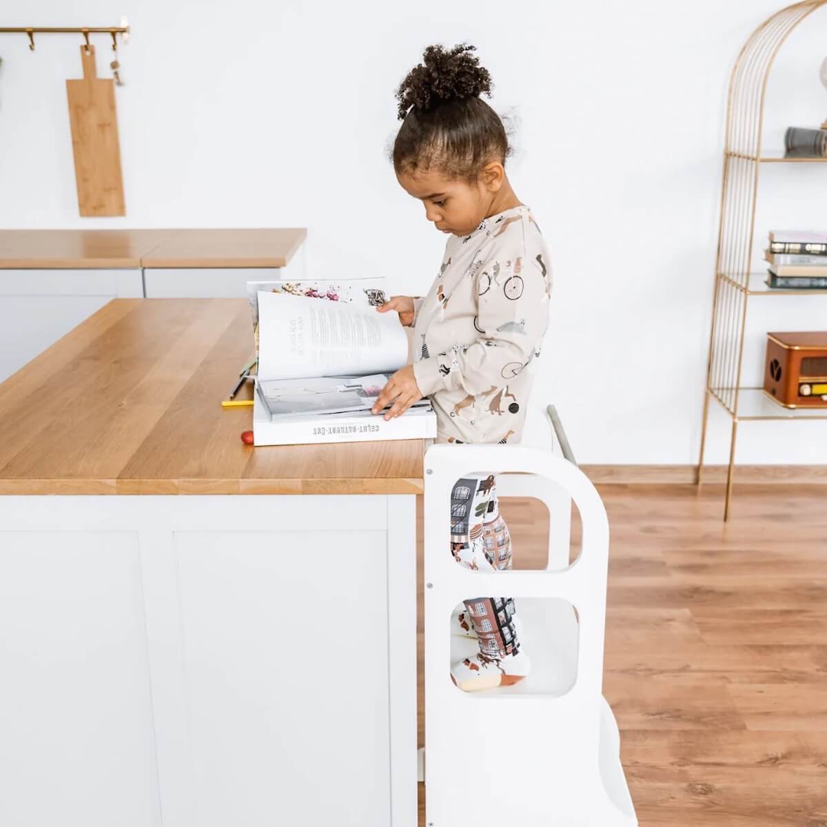 Tour apprentissage-ajustable STEP UP Ette Tete blanc