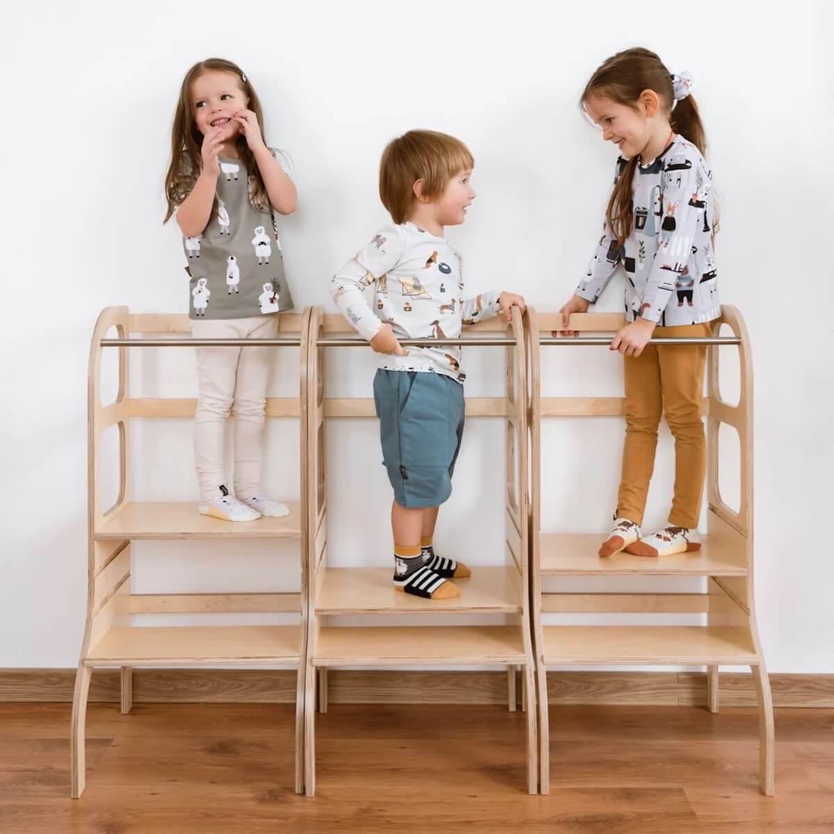 Tour apprentissage-ajustable STEP UP Ette Tete blanc