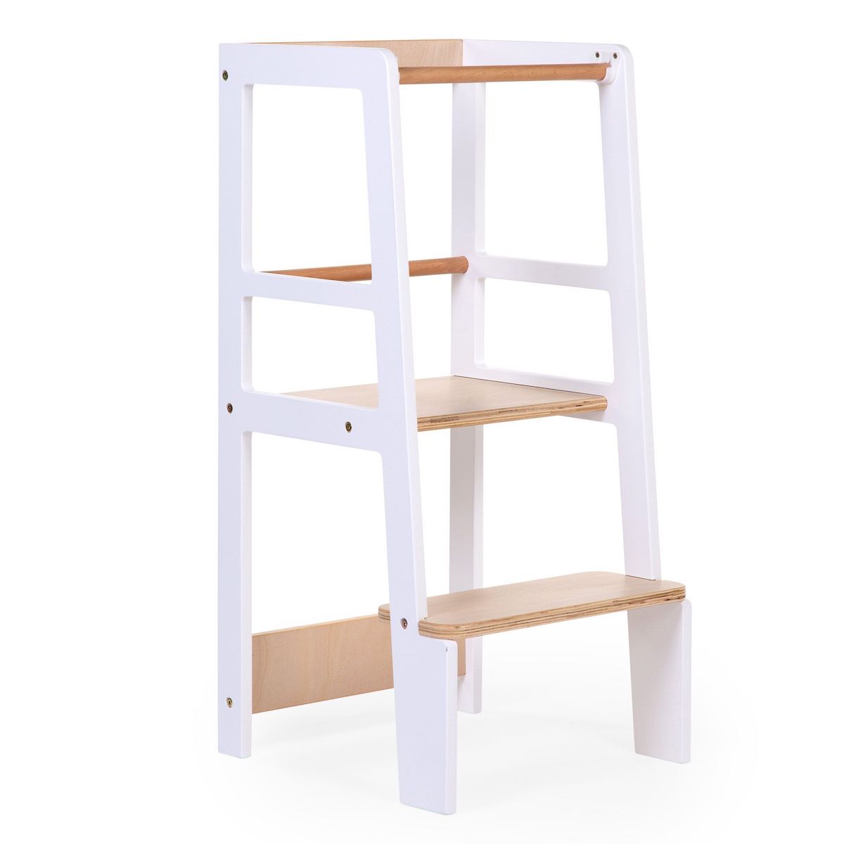 Tour D'Apprentissage Montessori Childhome Blanc Naturel