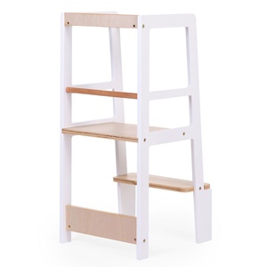 Tour D'Apprentissage Montessori Childhome Blanc Naturel