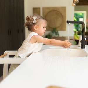 Tour D'Apprentissage Montessori Childhome Blanc Naturel