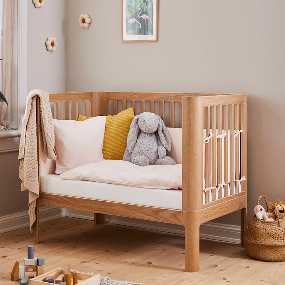 Tour de lit 30x380cm DAWN Flexa mauve morn