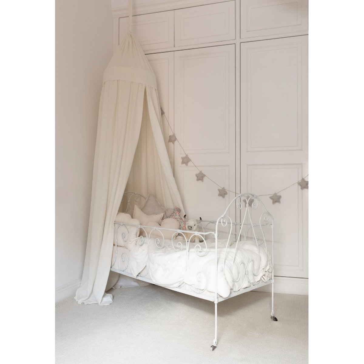 Tour de lit LITTLE CLOUD Babyshower ivory powder