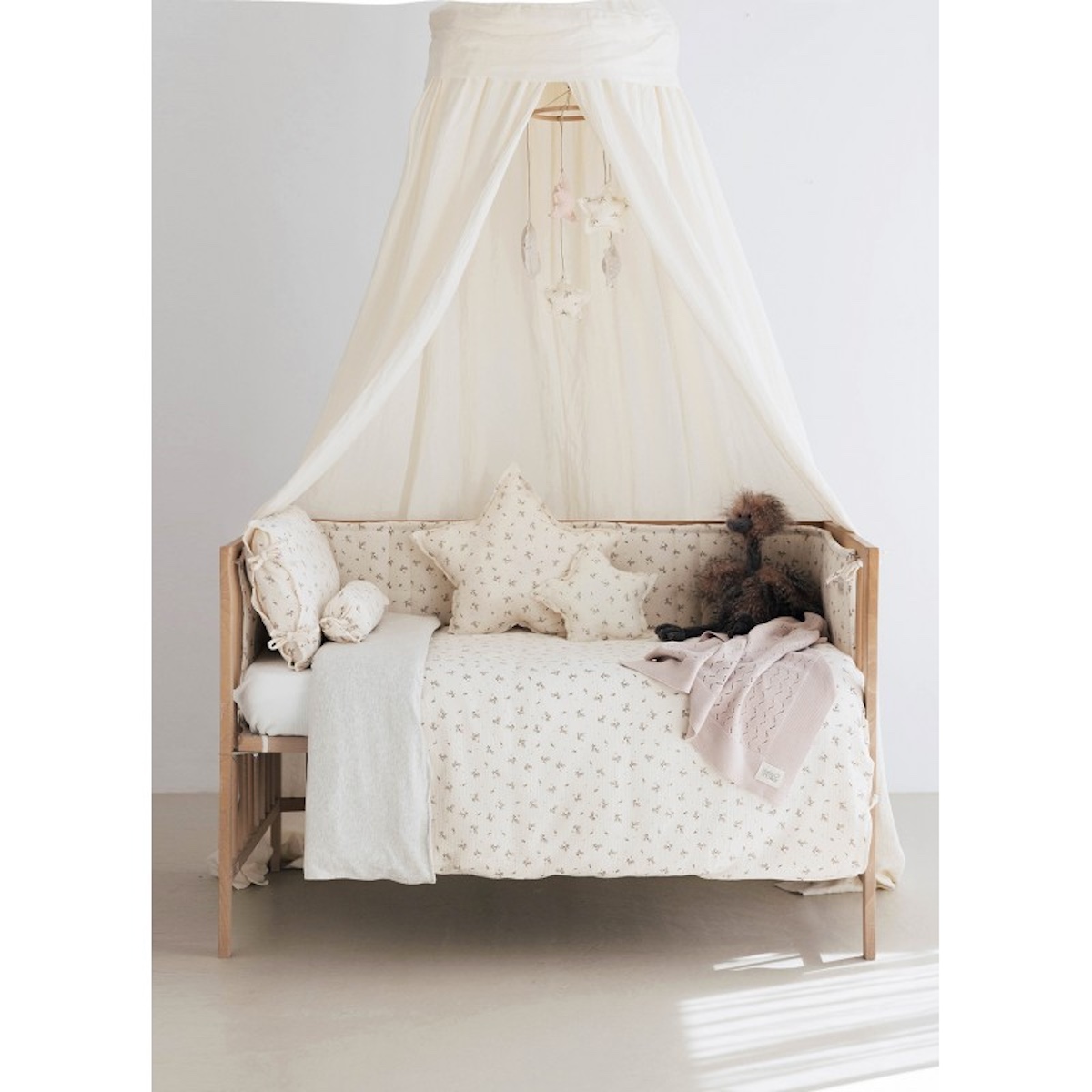 Tour de lit LITTLE CLOUD Babyshower roseberry
