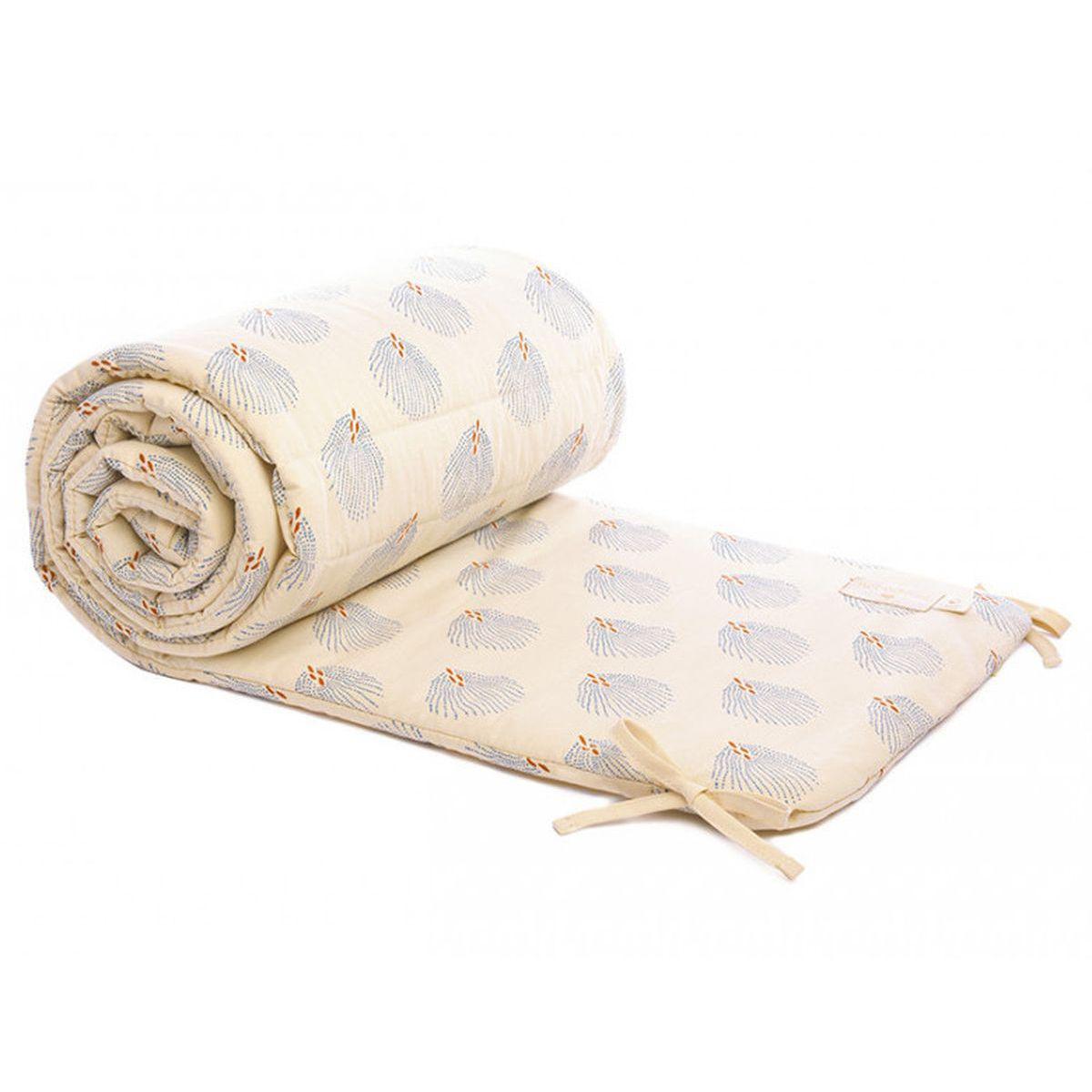 Tour de lit NEST ELEMENTS Nobodinoz blue gatsby-cream