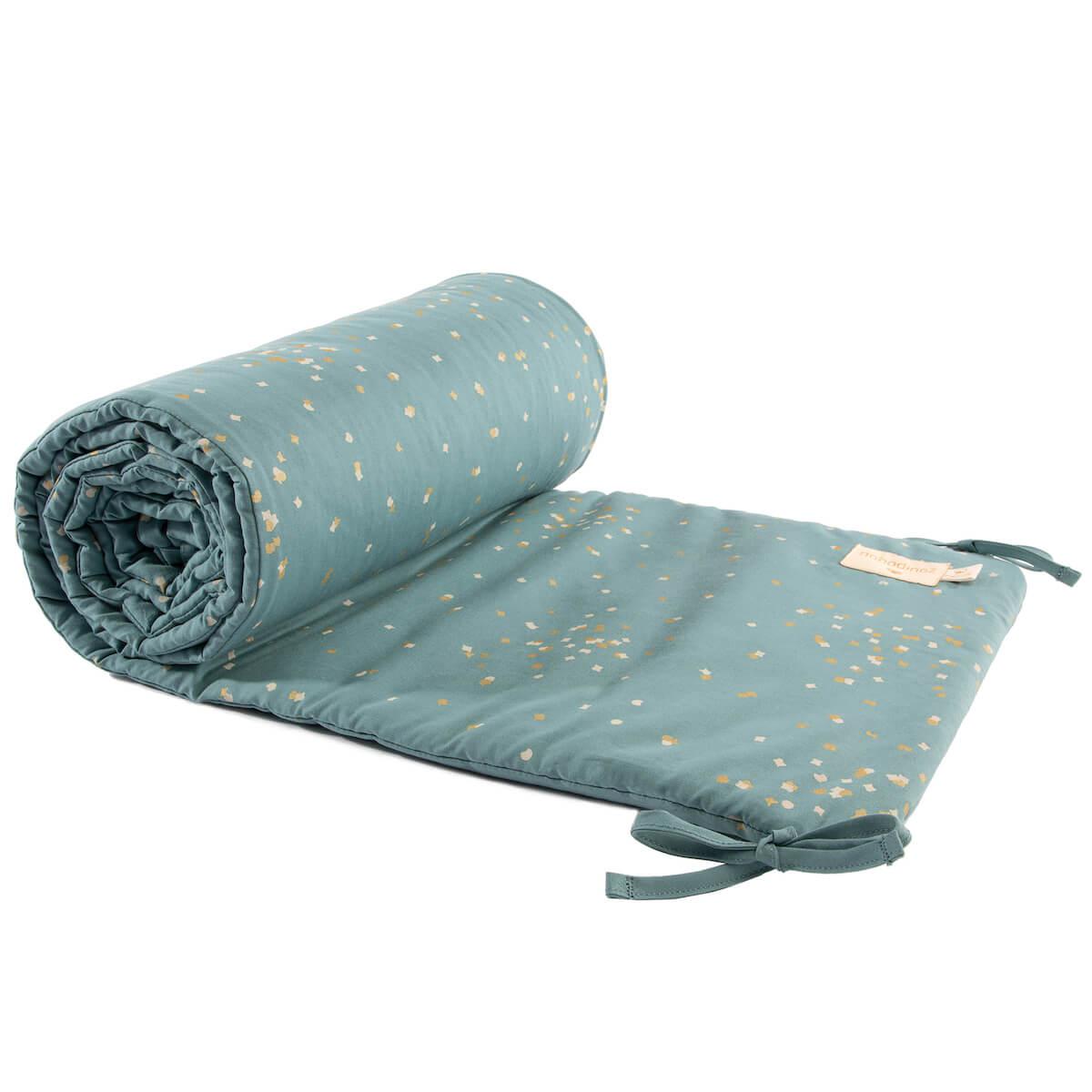 Tour De Lit Nest Elements Nobodinoz Gold Confetti Magic Green Abitare Kids