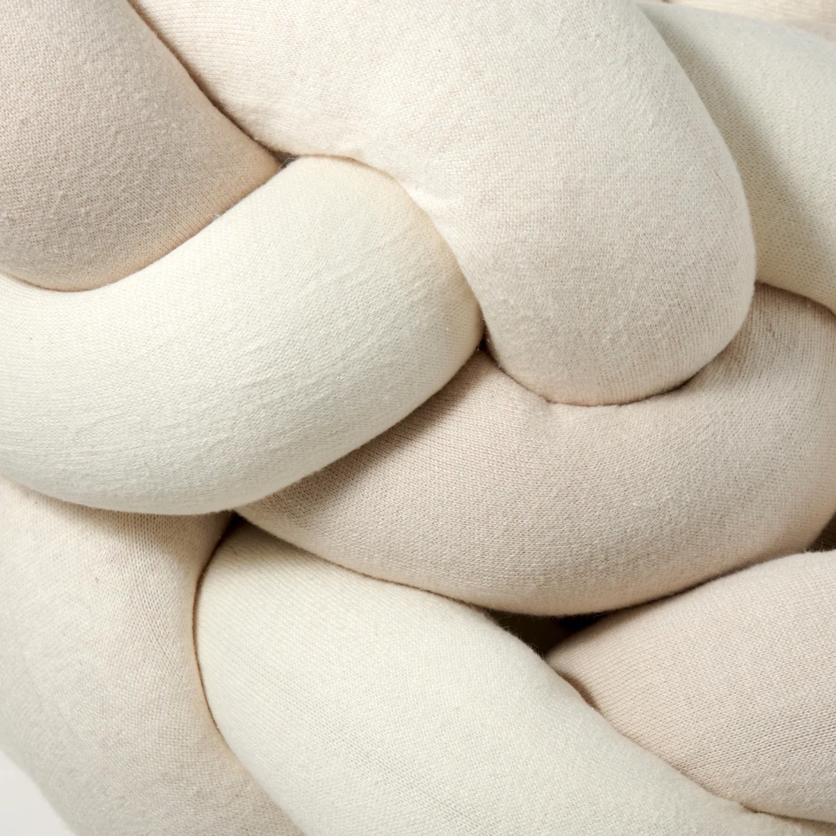 Tour de lit tressé XL Beige sable naturel Tricot Nordic Coast Company