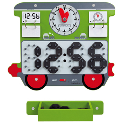 TRAIN by BELEDUC Wagon horloge NF18