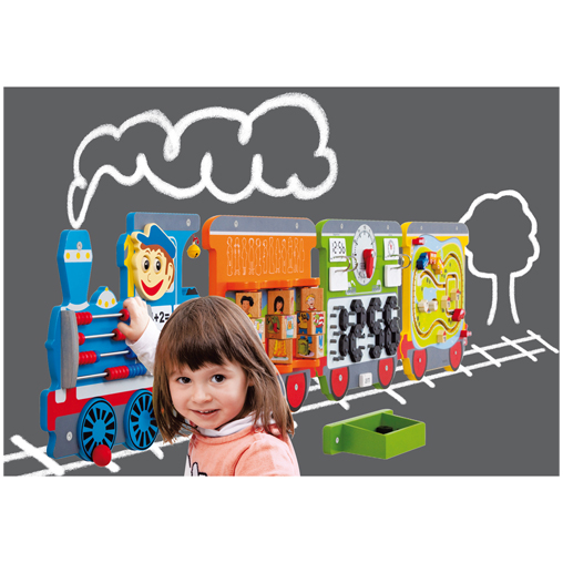 TRAIN by BELEDUC Wagon horloge NF18