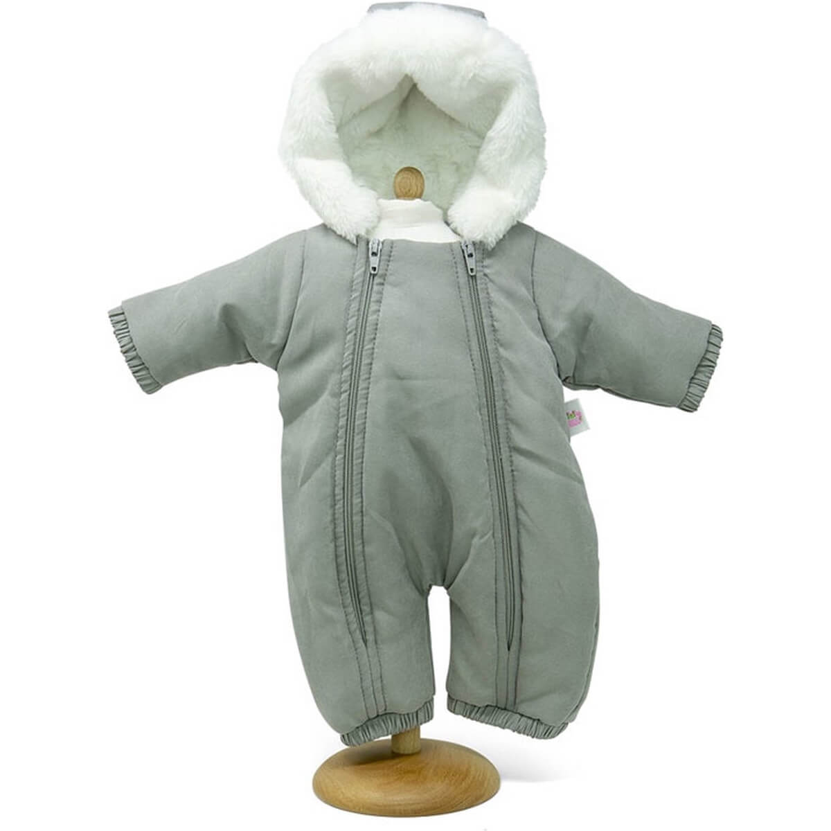 Traje nieve muñeca 35cm Mamamemo gris