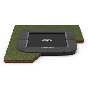 Trampoline 200cm FlatGround SPORTS ULTIM CHAMPION Berg grey