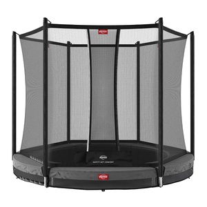 Trampoline 270cm InGround FAVORIT + Safety Net Comfort Berg grey