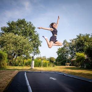 Trampoline 280cm InGround SPORTS ULTIM FAVORIT Berg grey