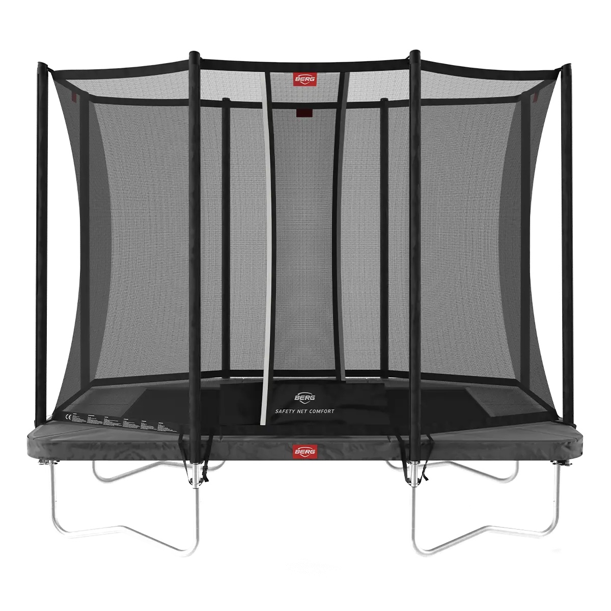 Trampoline 280cm Regular ULTIM FAVORIT + Safety Net Comfort Berg grey