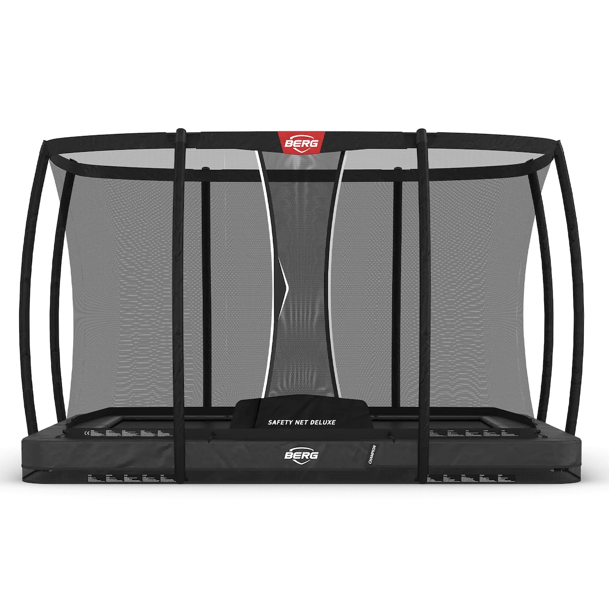 Trampoline 330cm InGround ULTIM CHAMPION + Safety Net Deluxe Berg grey