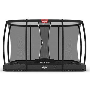 Trampoline 330cm InGround ULTIM CHAMPION + Safety Net Deluxe Berg grey