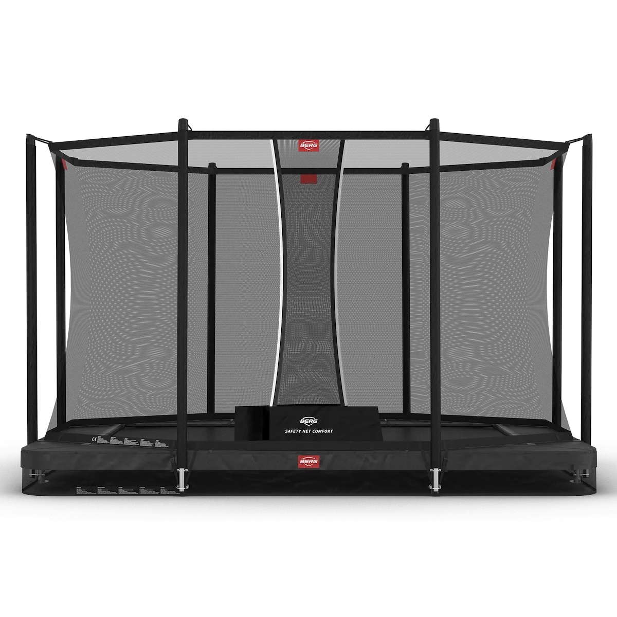 Trampoline 330cm InGround ULTIM FAVORIT + Safety Net Comfort Berg grey