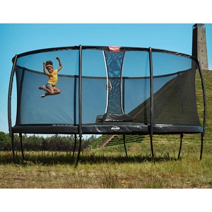 Trampoline 350cm Regular GRAND CHAMPION + Safety Net Deluxe Berg grey