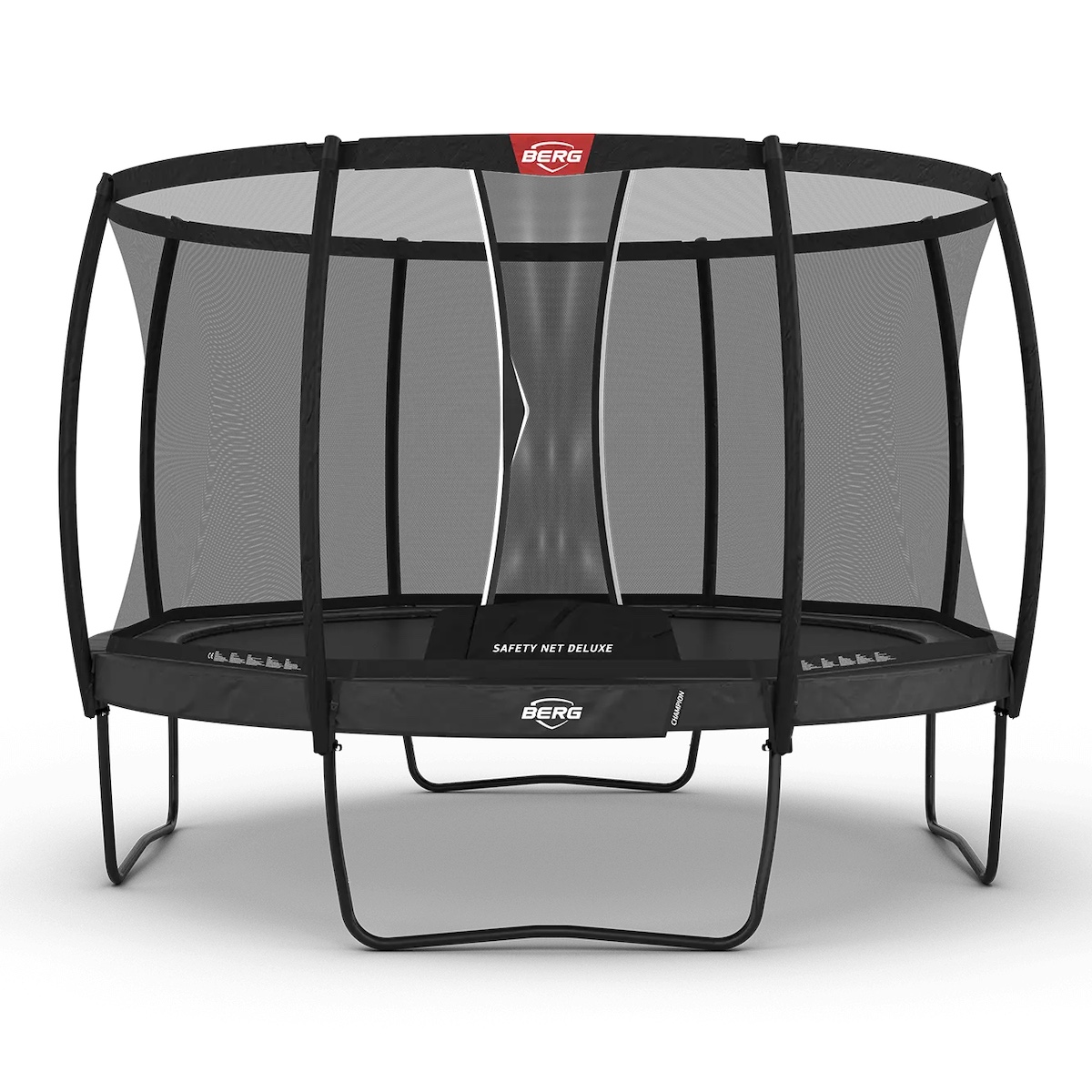 Trampoline 380cm Regular CHAMPION + Safety Net Deluxe Berg grey