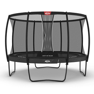 Trampoline 380cm Regular CHAMPION + Safety Net Deluxe Berg grey