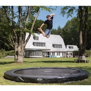 Trampoline 380cm SPORTS CHAMPION InGround Berg grey