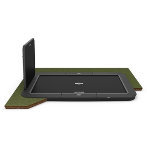 Trampoline 410cm FlatGround SPORTS ULTIM CHAMPION + AeroWall Berg grey