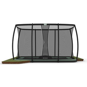 Trampoline 410cm FlatGround ULTIM CHAMPION ECO + Safety Net Deluxe XL Berg