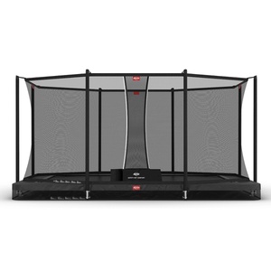 Trampoline 410cm InGround ULTIM FAVORIT + Safety Net Comfort Berg grey