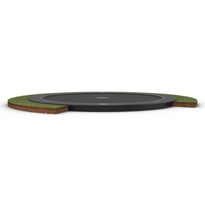 Trampoline 430cm CHAMPION FlatGround Berg Grey