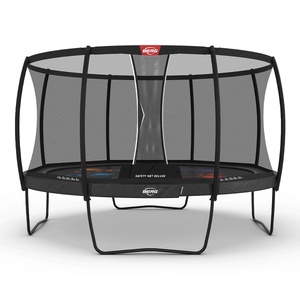 Trampoline 430cm Regular CHAMPION + Safety Net Deluxe Berg grey levels