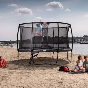 Trampoline 430cm Regular CHAMPION + Safety Net Deluxe XL Berg grey
