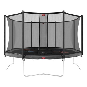 Trampoline 430cm Regular FAVORIT + Safety Net Comfort Berg grey levels