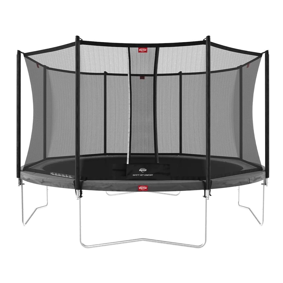 Trampoline 430cm Regular FAVORIT + Safety Net Comfort Berg grey