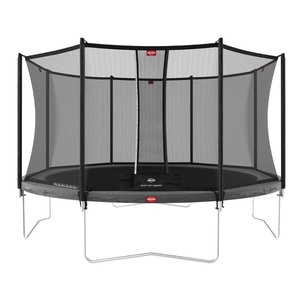 Trampoline 430cm Regular FAVORIT + Safety Net Comfort Berg grey