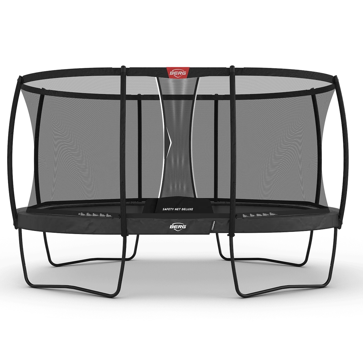Trampoline 470cm GRAND CHAMPION Regular Berg grey + Safety net deluxe