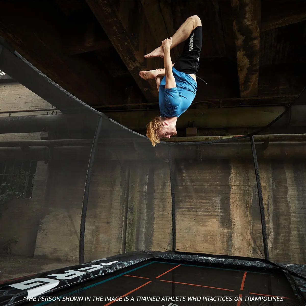 Trampoline 500cm Regular SPORTS ULTIM PRO BOUNCER + Safety Net XL Berg