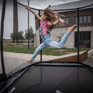 Trampoline 500cm Regular ULTIM CHAMPION + Safety Net Deluxe XL Berg grey
