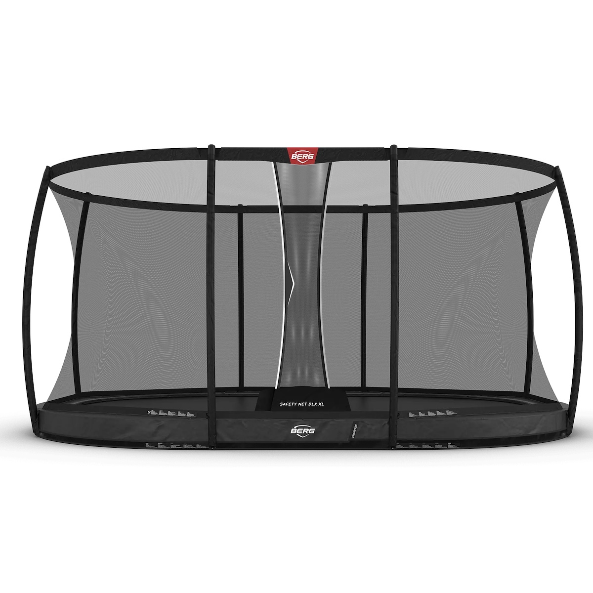 Trampoline 520cm InGround GRAND CHAMPION + Safety Net Deluxe XL Berg grey
