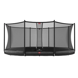 Trampoline 520cm InGround GRAND FAVORIT + Safety Net Comfort Berg grey