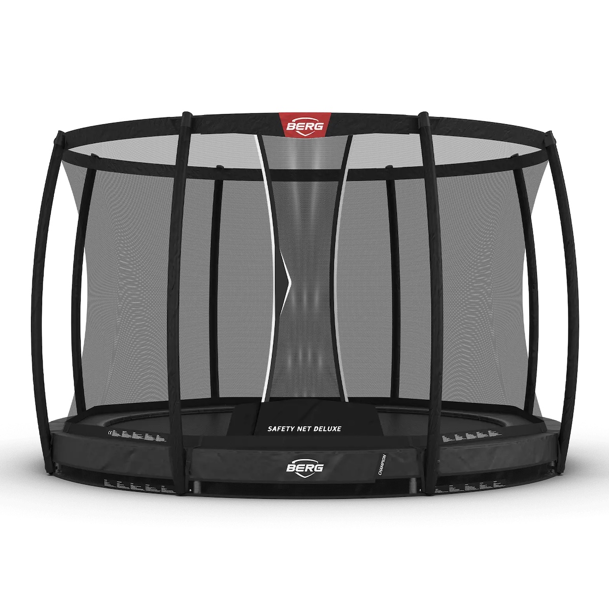 Trampoline InGround 330cm CHAMPION + Safety Net Deluxe Berg grey
