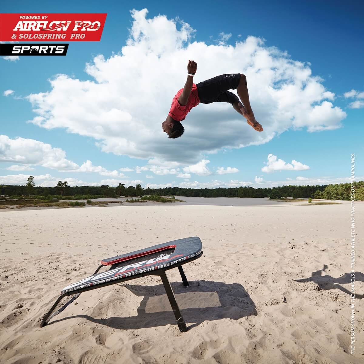 Trampoline PRO LAUNCHER Berg