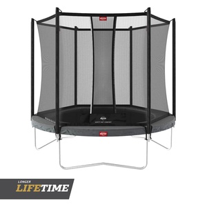 Trampoline Regular 270cm FAVORIT + Safety Net Comfort Berg Grey