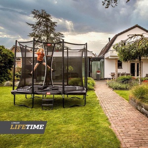 Trampoline Regular 280cm FAVORIT ULTIM + Safety Net Comfort Berg Black