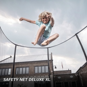 Trampoline Regular 410cm CHAMPION ULTIM + Safety Net DLX XL Berg Grey