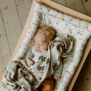 Transat bébé LEVO Charlie Crane hêtre-Mimosa