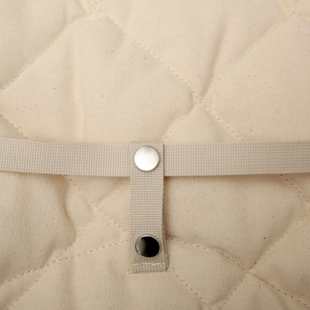 Transat bébé LEVO Charlie Crane hêtre-organic white